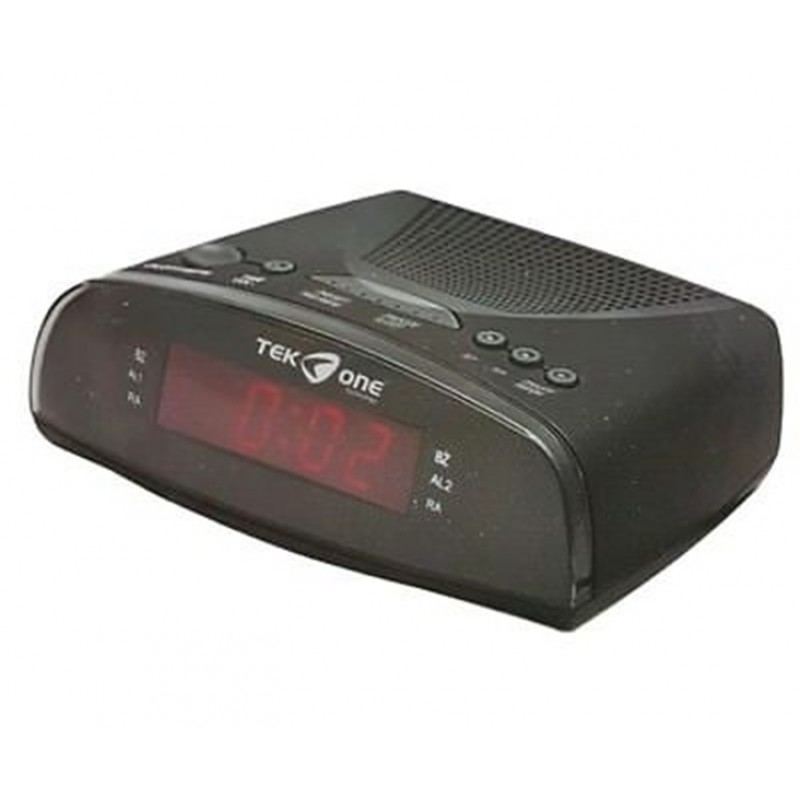 Radio Sveglia Digitale FM Display a LED PLL Rosso Allarme FM AM Snooze -  UFFICIO & CASA