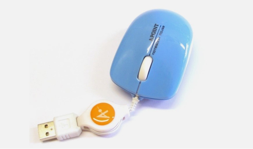 Mouse Usb 2.0 "S1 KOCIKO"  CON Cavo RETRATTILE TOP QUALITY