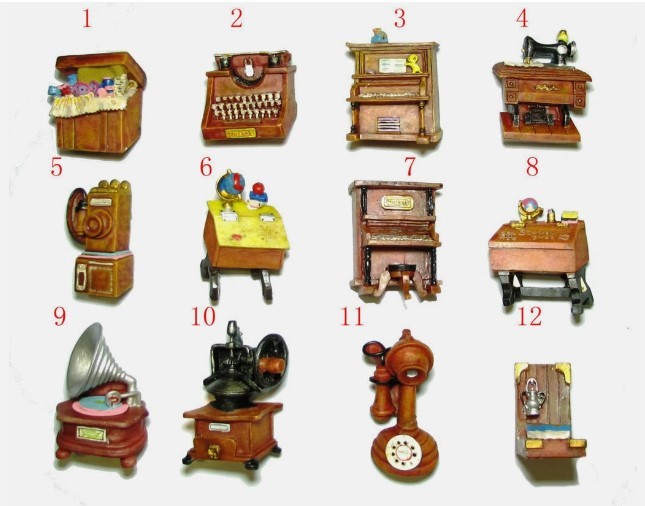 CALAMITA MAGNETE IN RESINA "MOBILI ANTICHI"
