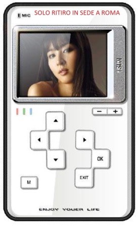 BOX 2.5"  PLAYER E PHOTO BANK LCD 2.5" IDE PATA RICARICABILE 