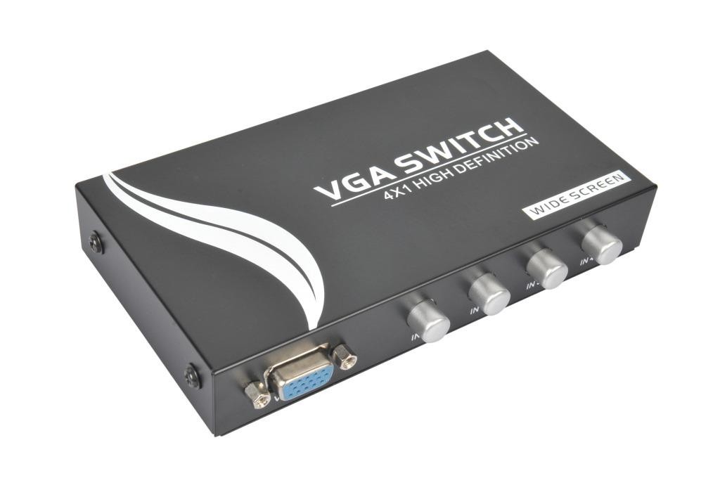 4 PORTE VGA SWITCH WIDE SCREEN