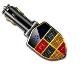 LETTORE MP3 PER AUTO CON MODULATORE FM;CAR MP3 PLAYER WITH FM MODULATOR"SHIELD"