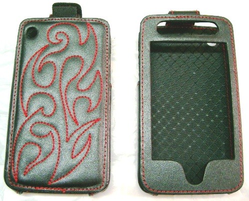Custodia per Iphone 3G-S in Eco-Pelle Tribal