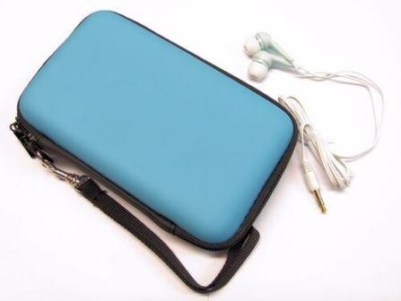 KIT CUSTODIA DOPPIO STRATO RIGIDA E CUFFIE STEREO PER NINTENDO DSi NDSi