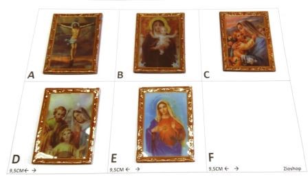 Calamita Magnete Frigo Fridge Magnets  MISTI SANTI