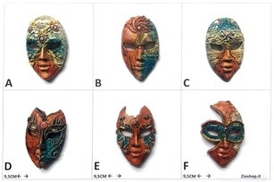 Calamita Magnete Frigo Fridge Magnets  MASCHERA VENEZIA