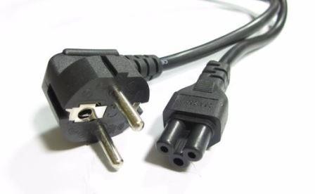 Cavo di Alimentazione 1,5mt Presa Schuko IEC Connettore C5 Notebook