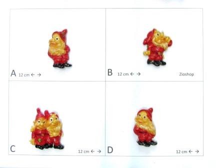Calamita Magnete Frigo Fridge Magnets  GNOMO  MINI 