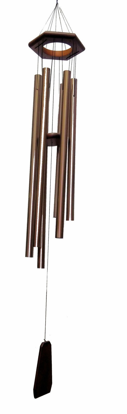 CAMPANELLO DEL VENTO SCACCIAPENSIERI XXL 110cm LEGNO POLIFONICO