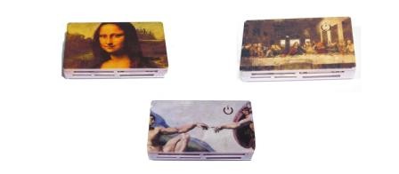 LETTORE DI MEMORY CARD USB 2.0 ALLIN1"LA GIOCONDA-ULTIMA CENA-GIUDIZIO UNIVERSALE"
