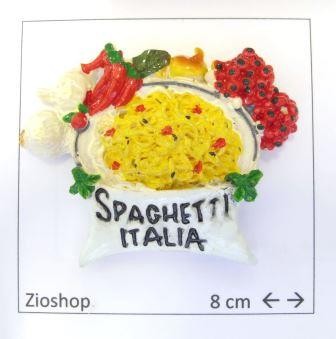 Souvenir  ITALIA Souvenir From Italy Calamita Frigo Fridge Magnets  SPAGHETTI ITALIA 5 INGREDIENTI