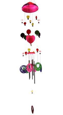 SCACCIAPENSIERI , CAMPANELLO DEL VENTO, WIND CHIMES, MOD."1495" IN VARI MATERIALI