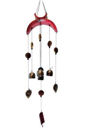 SCACCIAPENSIERI , CAMPANELLO DEL VENTO, WIND CHIMES, MOD."1501" IN VARI MATERIALI