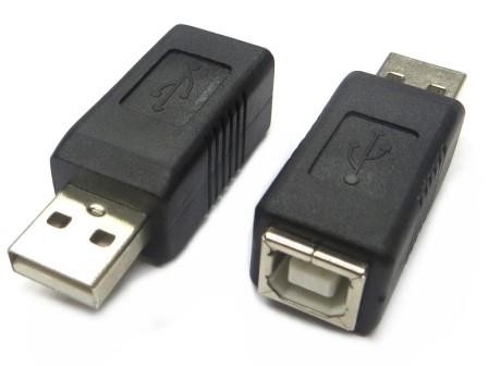 Adattatore USB 2.0 AM/BF COLORE NERO ADAPTER BLACK COLOR