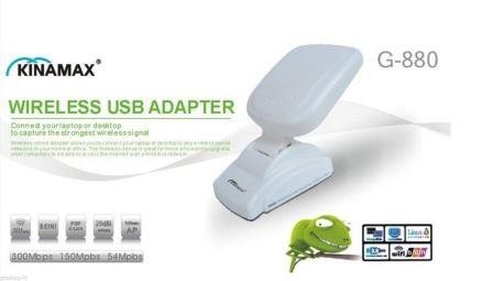 High Power Kinamax G-880 38dbi 5000mW RTL8187L 54Mbps Free Internet Wireless USB Wifi Lan Adapter