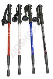 1 Coppia Bastone Telescopico da Montagna Trekking con Antishock Nord Walking Mazza Bastoncino