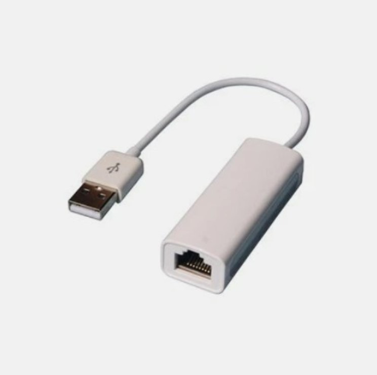 SCHEDA USB LAN CON CAVO COMPATIBILE MAC USB2.0