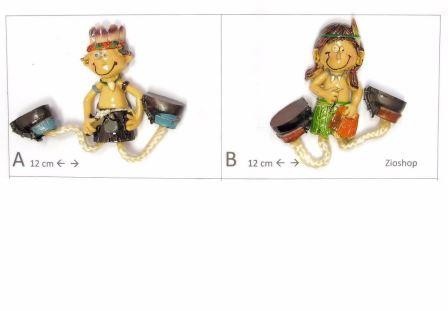 Calamita Magnete Frigo Fridge Magnets  BIMBI INDIAN