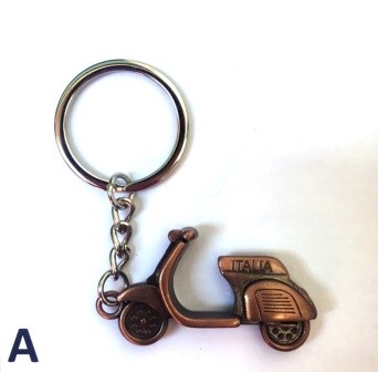 PORTACHIAVI MOTORINO BRONZO
