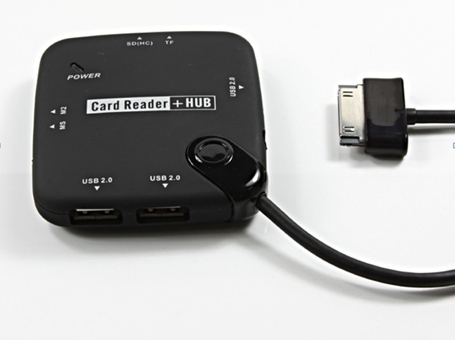 USB hub & Cardreader Per Samsung Galaxy Tablet P7300/7310/7500/P7510