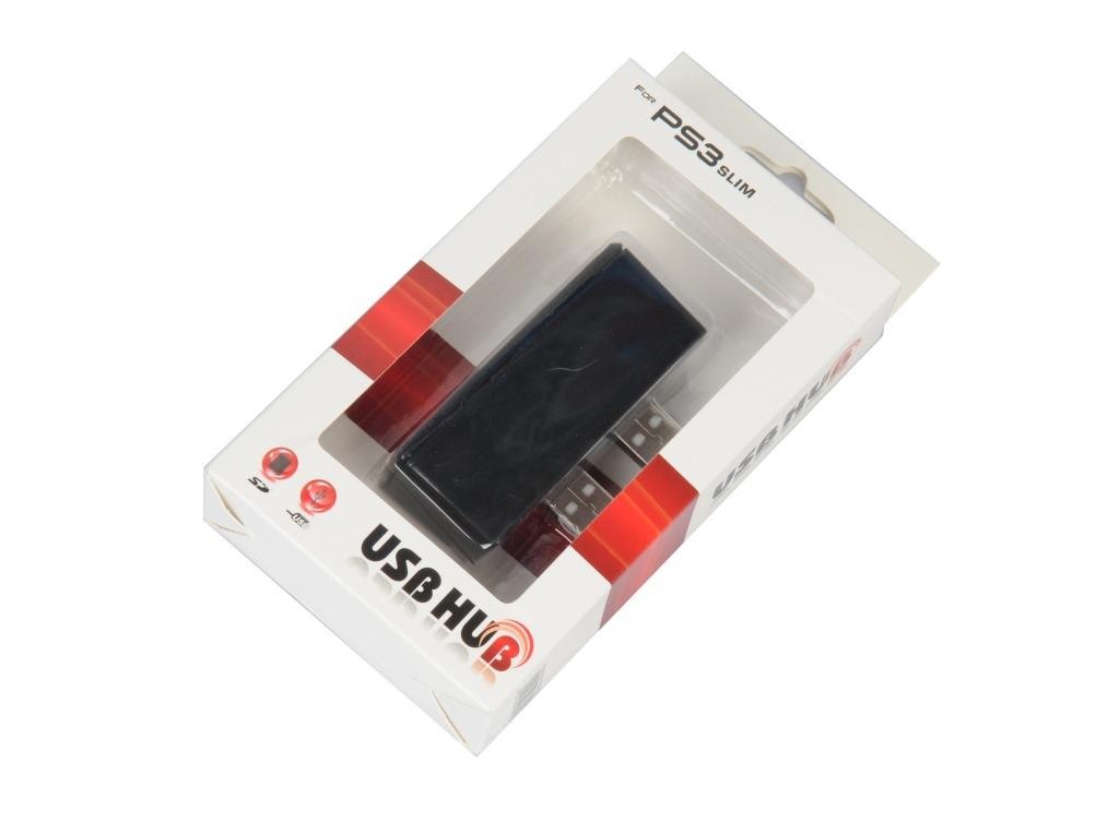 USB HUB 4 PORTE SD SLOT PER SONY PS3 SLIM JOYPAD