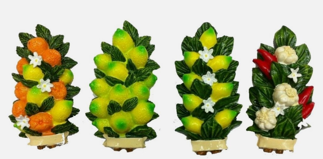 CALAMITA MAGNETE IN RESINA SERIE AGRUMI;MAGNET RESIN SERIES CITRUS