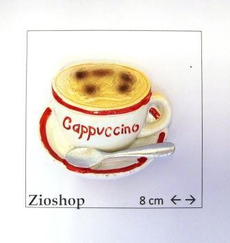 Souvenir  From Italy Calamita Frigo Fridge Magnets  CAPPUCCINO    