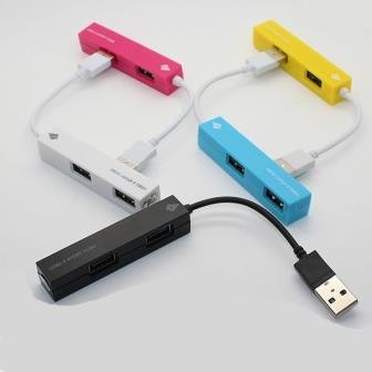 HUB 4 PORTE USB 2.0 "COLOR STICK"