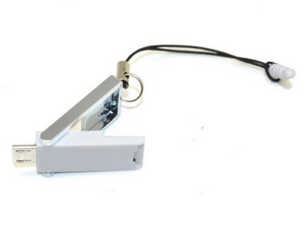 LETTORE MICRO USB OTG TF MICRO SD PER SAMSUNG S SERIES & NOTE & TAB - 2 IN 1 