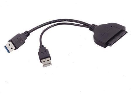 CAVO ADATTATORE USB 3.0 to SATA 22P 2.5" Hard disk driver Adapter With USB Power Cable