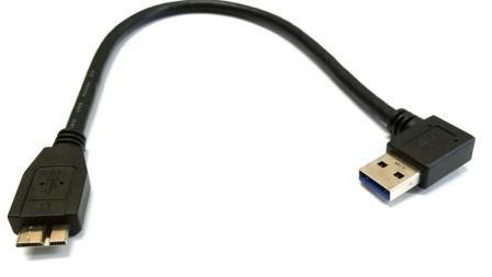 MINI CAVO USB 3.0 AM 90 GRADI A MICRO USB 3.0 da 30 cm UP