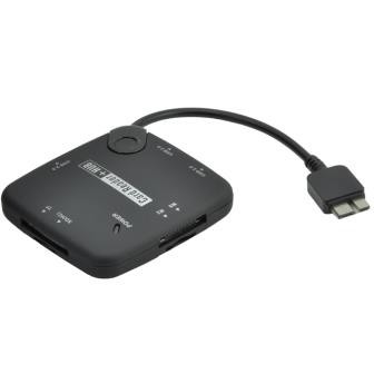 CARD READER + HUB COMPATIBILE SAMSUNG NOTE3 MICRO USB 3.0