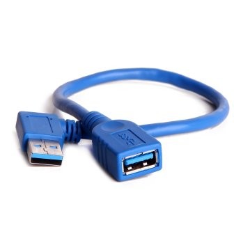 CAVO USB 3.0 AM / AF 90 GRADI da 30 cm DOWN