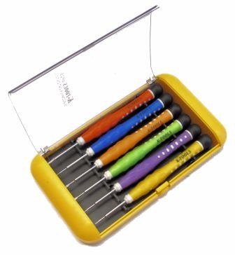 SET CACCIAVITINI PROFESSIONALI DA 6PCS PER CELLULARI ED OROLOGI