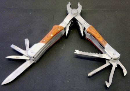 Doppia Pinza Multiuso Acciaio-Legno Hobbistica Giardinaggio Fai da Te Bricolage