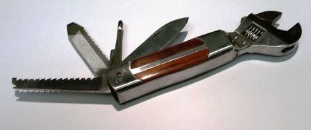 Mini Pinza a Pappagallo Multiuso Acciaio Legno  Mini Wrench