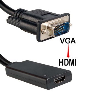 CONVERTITORE DA VGA A HDMI CON AUDIO 2in1 
