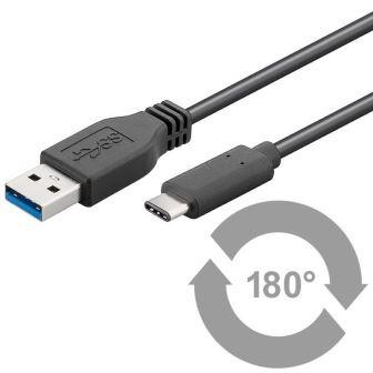 CAVO USB-A M 3.0/USB-C 3.1 REVERSIBILE COMPATIBILE MACBOOK AIR 12" MF855CH/A DA 1m