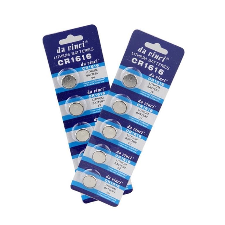 SET 5 BATTERIE CR1616 LITIO 3V;LITHIUM BATTERIES 3V 5PCS