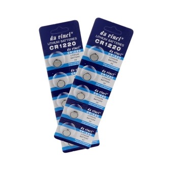 SET 5 BATTERIE CR1220 LITIO 3V;LITHIUM BATTERIES 3V 5PCS