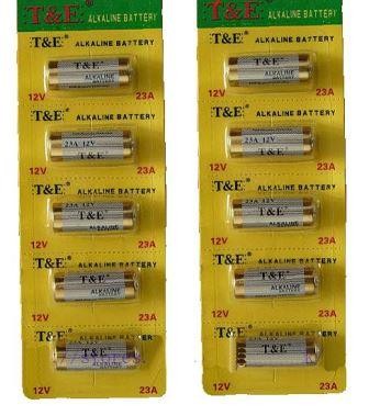 10x Pile Batterie Alcaline 12V LRV08 GP23 MN21 V23GA LR23A L1028 23A