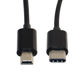 CAVO SPIRALE SPIRALATO ADATTATORE USB TYPE-C 3.1 M A USB MINI5P M 
