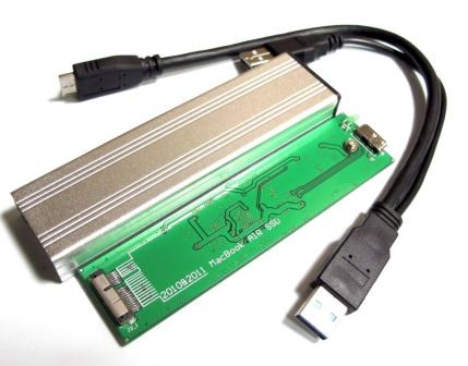 BOX CASE USB 3.0 PER SSD MBA MAC 2010-20122 6+12
