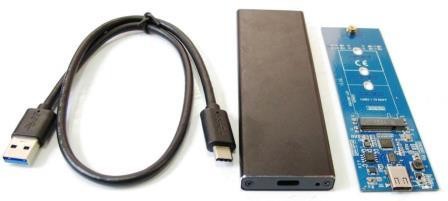 BOX CASE USB 3.1 PER SSD HDD M.2 NGFF 2260 2242 2230 10Gbps