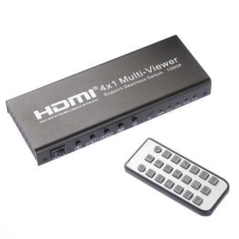 HDMI 2x1 PIP Picture Division Multi-Viewer con Switcher Audio LPCM AC3 + Remote