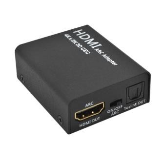 Adattatore convetitore audio HDMI ARC a HDMI + Optical/Toslink 4K 1080P CEC