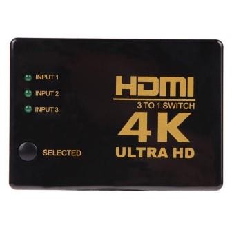 4K-2K 3 in 1 Out Port HDMI Switch Switcher Hub Splitter Ultra HD per PC HDTV