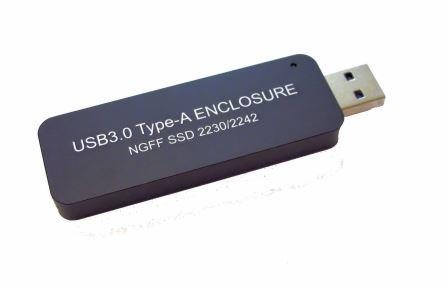 Convertitore retrattile per NGFF M.2 B-key o B/M-key SSD a USB 3.0 External PCBA Flash Disk Type