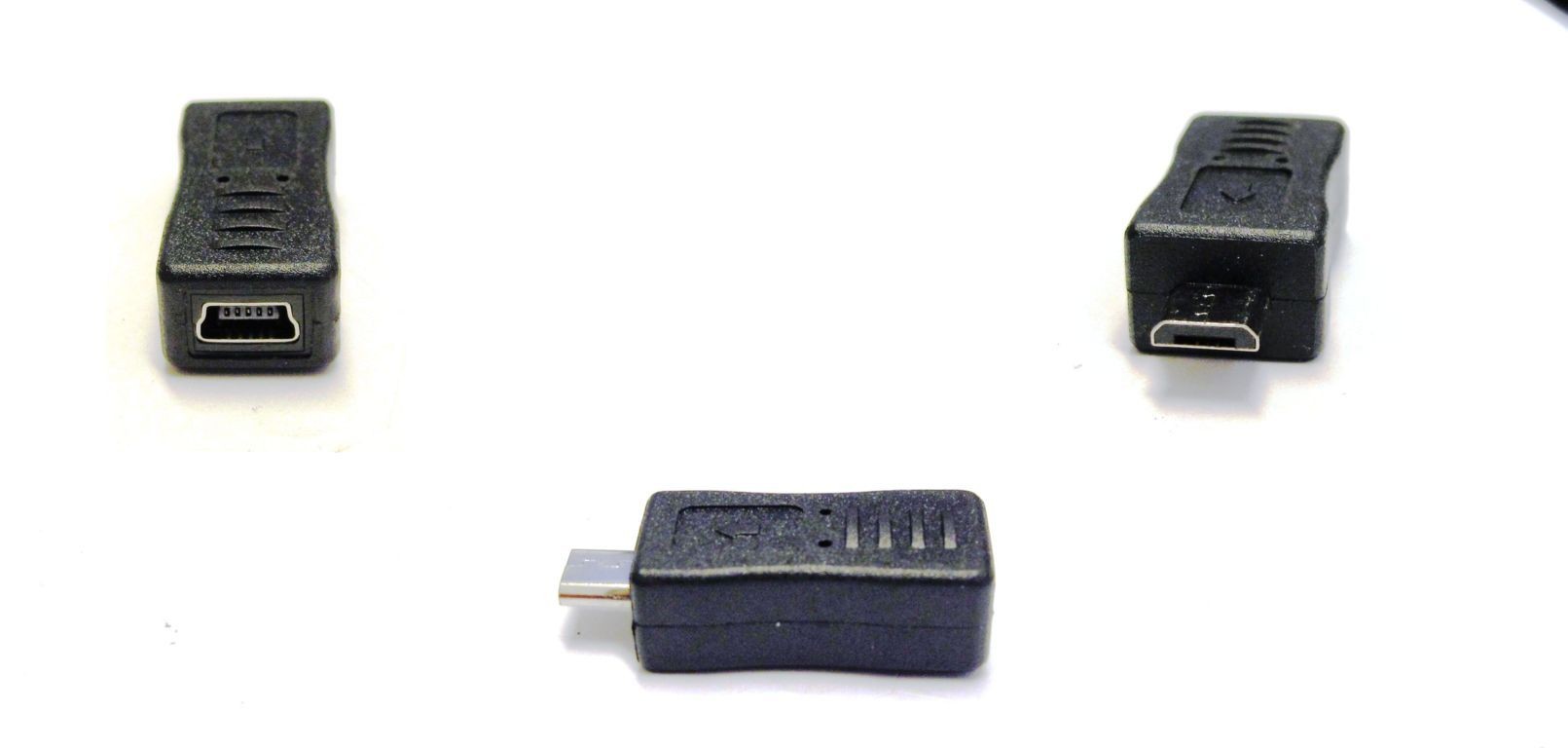 Adattatore MICRO USB M/ MINI USB 5P F
