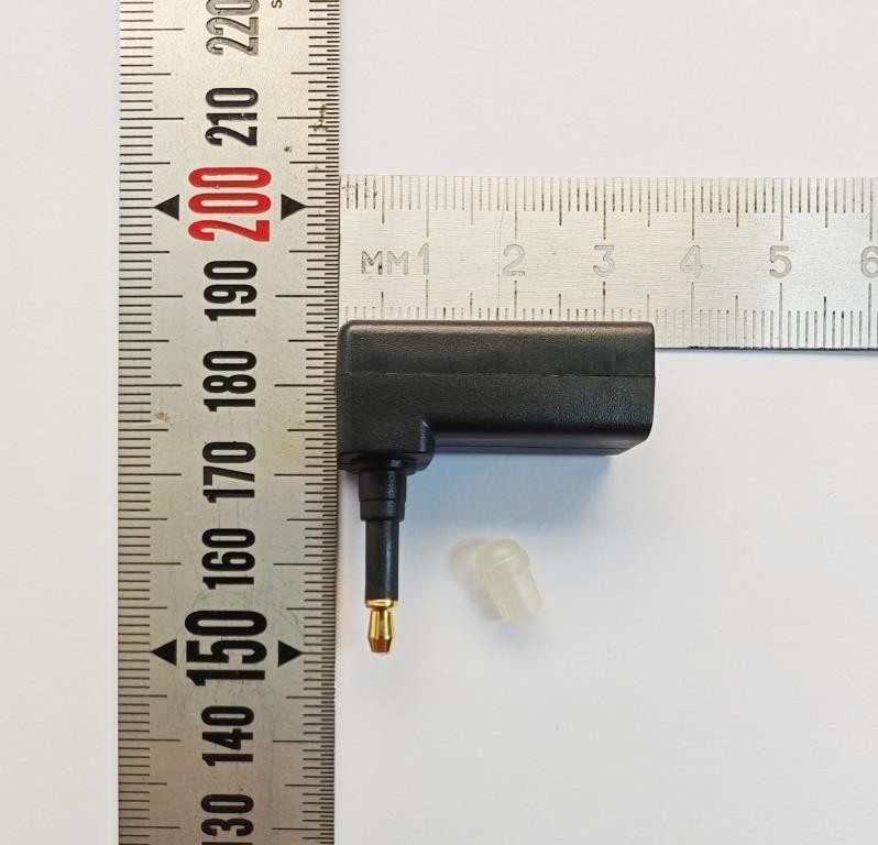 Adattatore AUDIO DA Toslink Digitale Ottico Jack ottico A 3.5mm MINI SPINA 90 Gradi